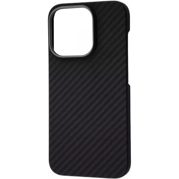  Чохол Carbon Kevlar MagSafe для iPhone 16 Pro Max Black